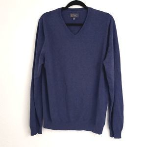 Wallen & Bros. Cashmere Sweater V-neck size Large